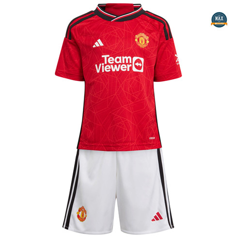 Max Maillot foot Manchester United Enfant Domicile 2023/24