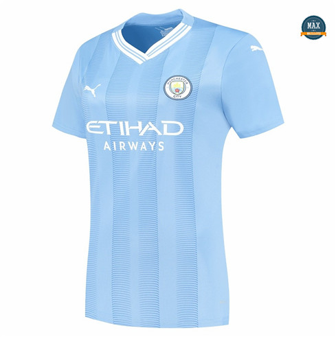 Max Maillot foot Manchester City Femme Domicile 2023/24