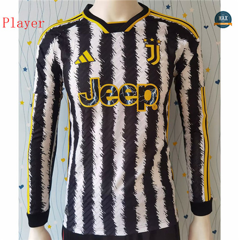 Max Maillot foot Player Version 2023/24 Juventus Domicile Manche Longue