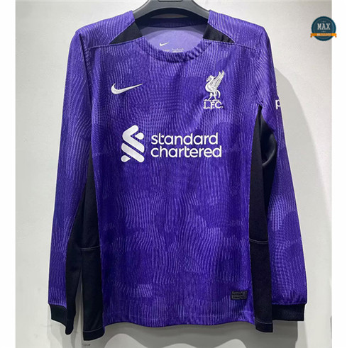 Max Maillot foot Liverpool Third Manche Longue 2023/24