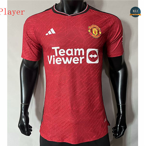 Max Maillot foot Player Version 2023/24 Manchester United Domicile
