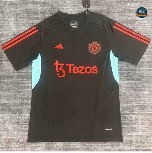Max Maillot foot Manchester United Training Noir 2023/24