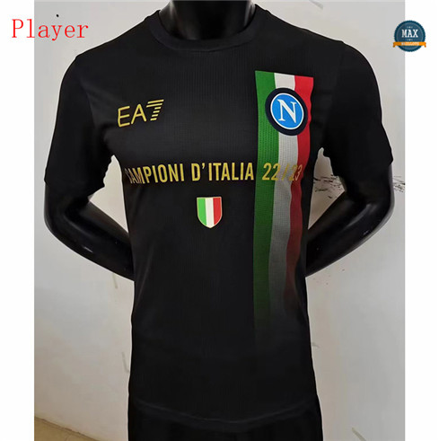 Max Maillot foot Player Version 2023/24 Naples Noir