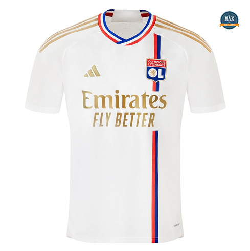 Max Maillot foot Lyon Domicile 2023/24