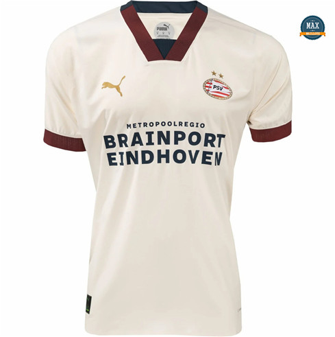 Max Maillot foot PSV Eindhoven Exterieur Blanc 2023/24