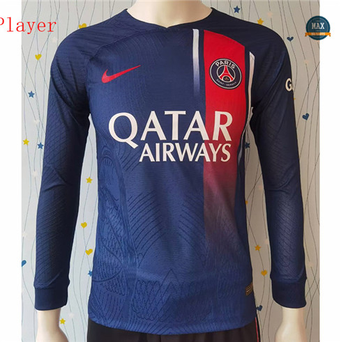 Max Maillot foot Player Version 2023/24 Psg Domicile Manche Longue