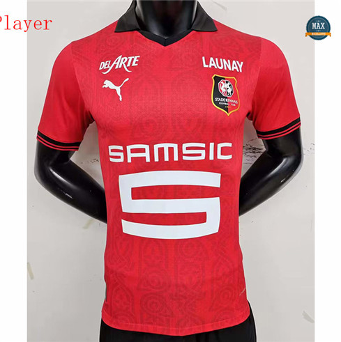 Max Maillot foot Player Version 2023/24 Rennes Domicile