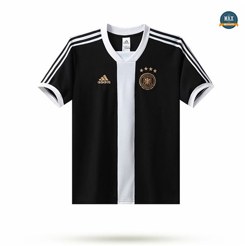 Max Maillot foot Retro Allemagne Noir