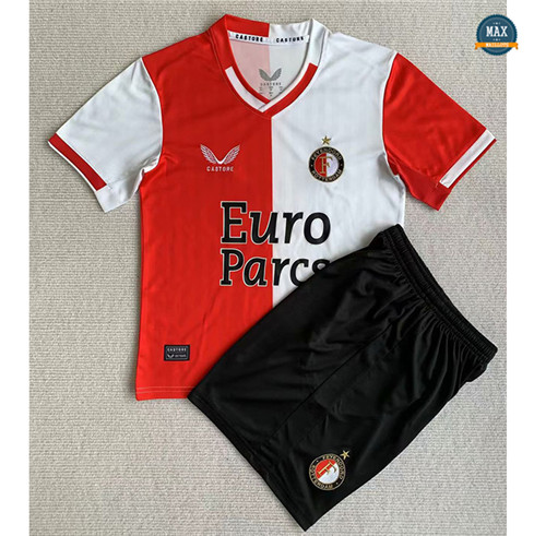 Max Maillots foot Feyenoord Enfant Domicile 2023/24 flocage