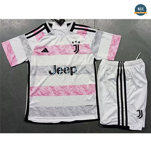 Max Maillots foot Juventus Enfant Exterieur 2023/24 flocage