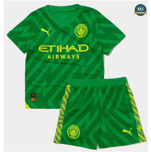 Max Maillot foot Manchester City Enfant Gardien de but Domicile 2023/24 grossiste