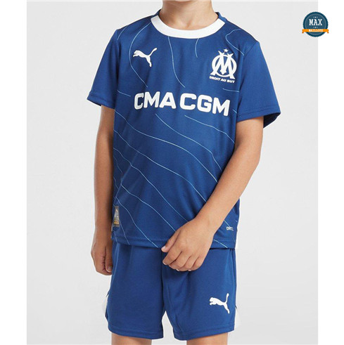 Max Maillots foot Olympique Marseille Enfant Exterieur 2023/24 flocage