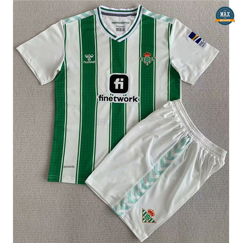 Max Maillots foot Real Betis Enfant Domicile 2023/24 discout