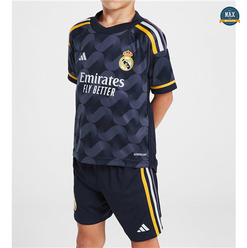 Max Maillots de foot Real Madrid Enfant Exterieur 2023/24 flocage