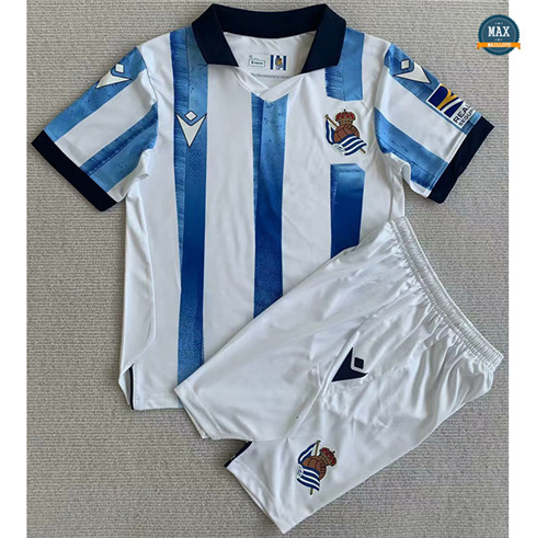 Max Maillot foot Real Sociedad Enfant Domicile 2023/24 original