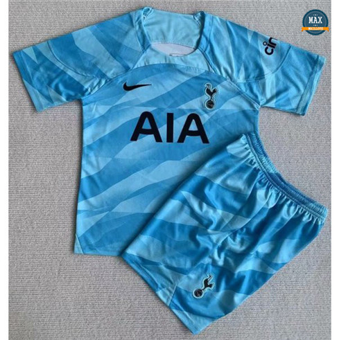 Max Maillot foot Tottenham Hotspur Enfant Gardien de but Bleu 2023/24 original