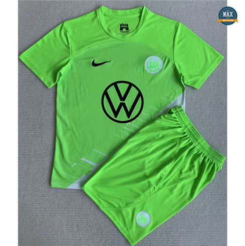 Max Maillots foot Wolfsburg Enfant Domicile 2023/24 flocage