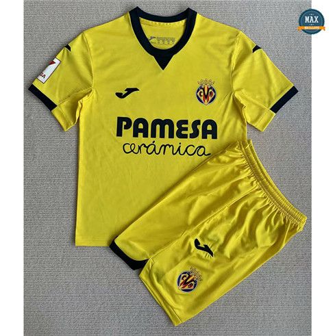 Max Maillot de foot Villarreal Enfant Domicile 2023/24 grossiste