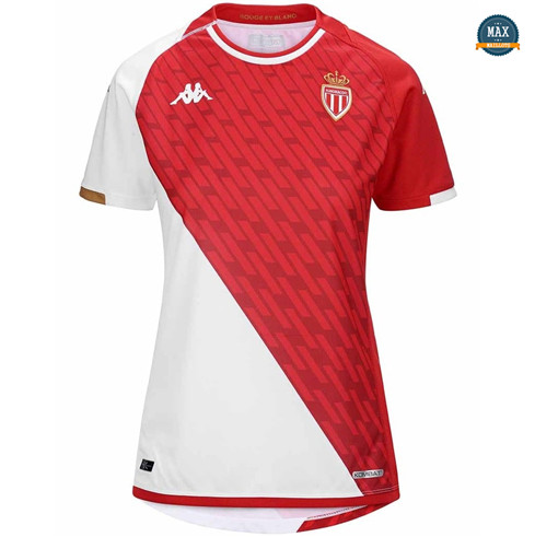 Max Maillot foot AS Monaco Femme Domicile 2023/24 flocage