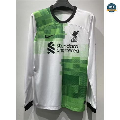 Max Maillot de foot Liverpool Exterieur Manche Longue 2023/24 grossiste