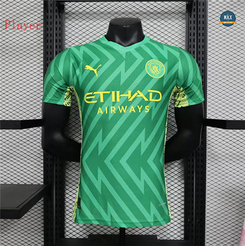 Max Maillots de foot Player 2023/24 Manchester City Training Vert discout