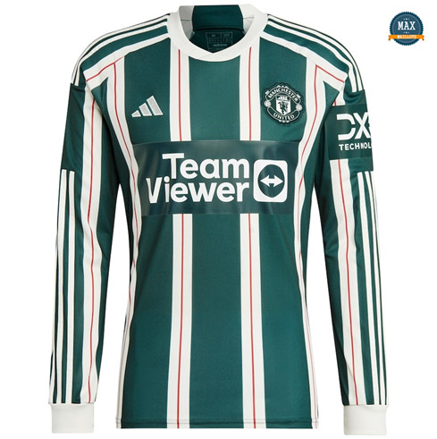 Max Maillot de foot Manchester United Exterieur Manche Longue 2023/24 fiable