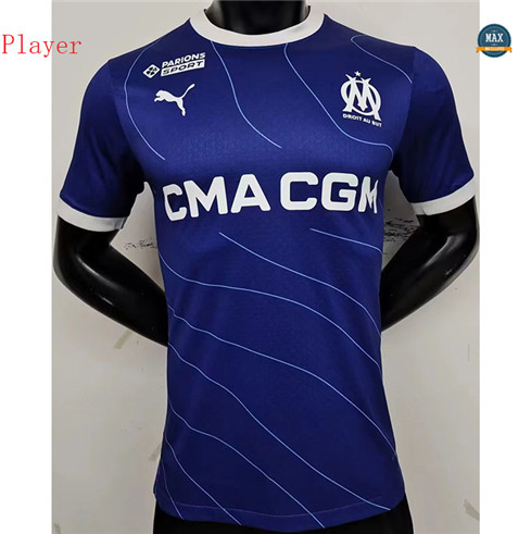 Max Maillot de foot Player 2023/24 Olympique Marseille Exterieur Bleu grossiste