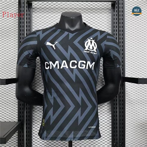 Max Maillots foot Player 2023/24 Olympique Marseille Training Noir flocage