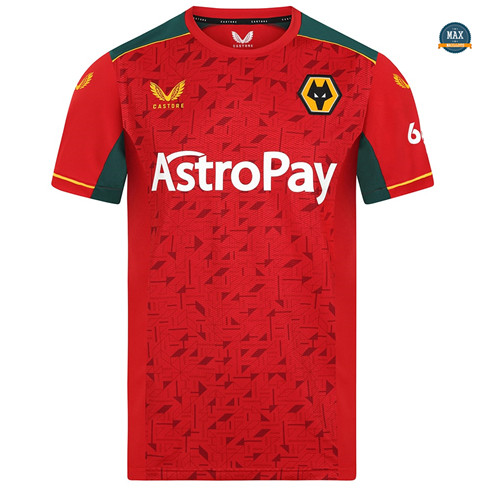 Max Maillot foot Wolves Exterieur 2023/24 flocage