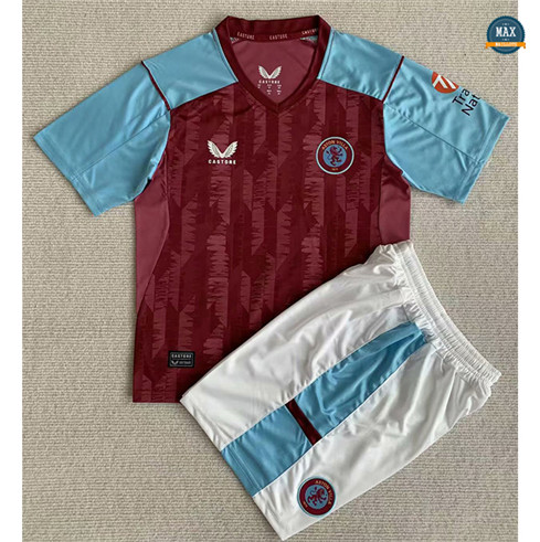 Max Maillot Foot Aston Villa Enfant Domicile 2023/24 fiable