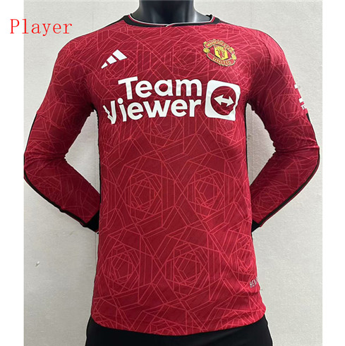 Max Maillot Foot Manchester United Player Version 2023/24 Domicile Manche Longue discount