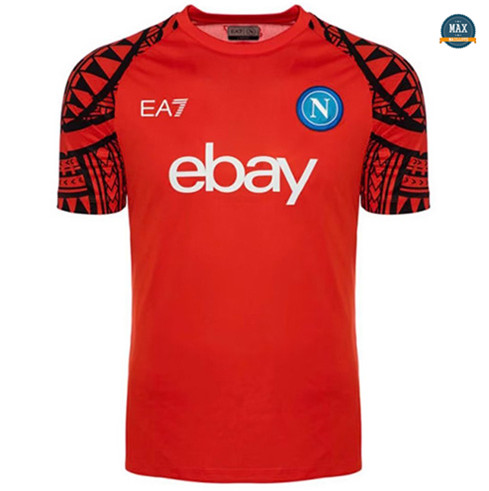 Max Maillot Foot Naples Rouge 2023/24 grossiste