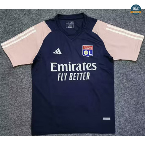 Max Maillot Foot Olympique Lyonnais Training Bleu 2023/24 fiable