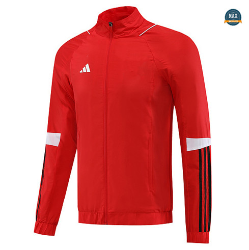 Marque Max Coupe Vent Adidas 2023/24 Rouge personnalisé