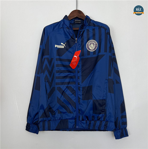 Nouveau Max Coupe Vent Manchester City 2023/24 Bleu flocage