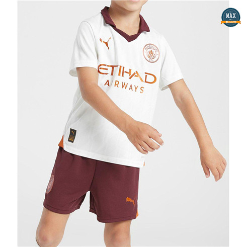 Soldes Max Maillot Manchester City Enfant Exterieur 2023/24 grossiste