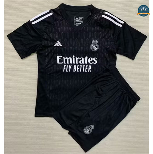 Site Max Maillot Real Madrid Enfant Gardien de but Noir 2023/24 discout