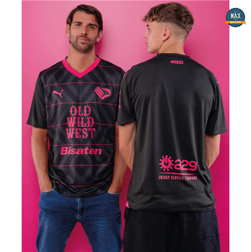 Soldes Max Maillot Palermo Exterieur Noir 2023/24 grossiste