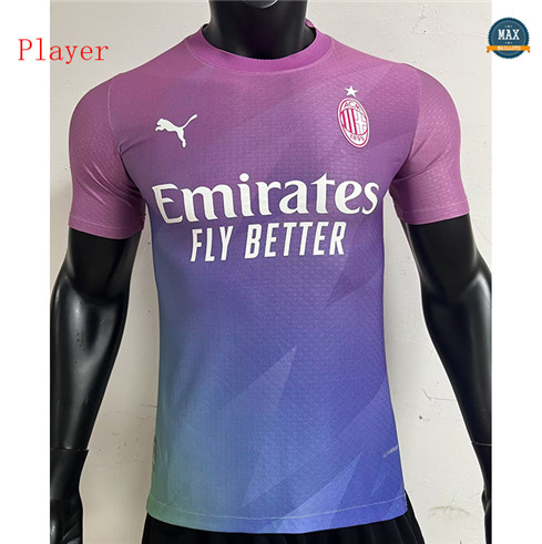 Vente Max Maillot Player Version 2023/24 AC Milan Third original