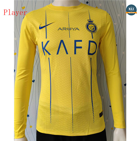 Achetez Max Maillot Player Version 2023/24 Al-Nassr FC Domicile Manche Longue pas cher