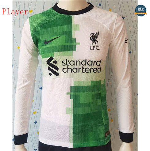 Achetez Max Maillot Player Version 2023/24 Liverpool Exterieur Manche Longue pas cher