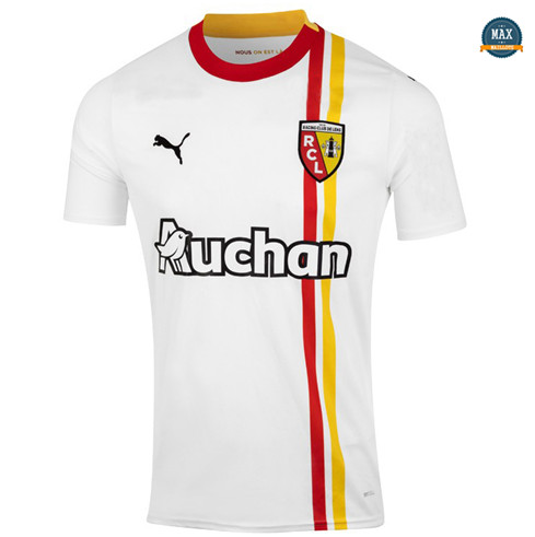 Soldes Max Maillot RCL Third Blanc 2023/24 grossiste