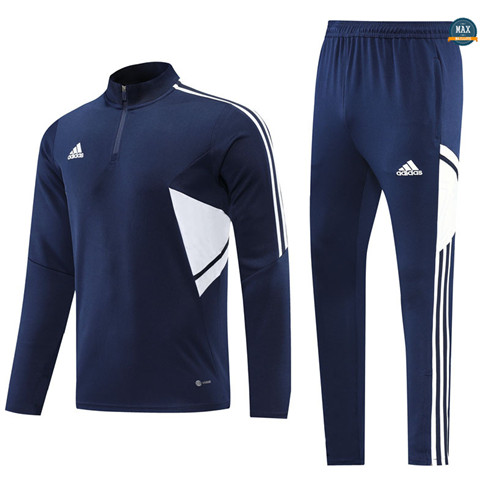 Soldes Max Survetement Adidas 2023/24 Bleu grossiste
