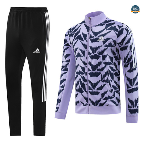 Marque Max Veste Survetement Adidas 2023/24 Noir personnalisé