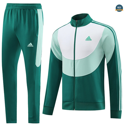 Marque Max Veste Survetement Adidas 2023/24 Vert personnalisé