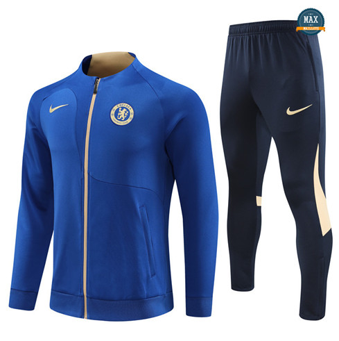 Achetez Max Veste Survetement Chelsea 2023/24 Bleu pas cher