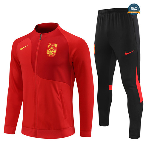 Site Max Veste Survetement Chine 2023/24 Rouge discout