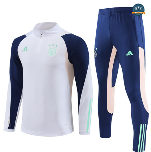 Nouveaux Max Survetement Enfant AFC Ajax 2023/24 Blanc prix