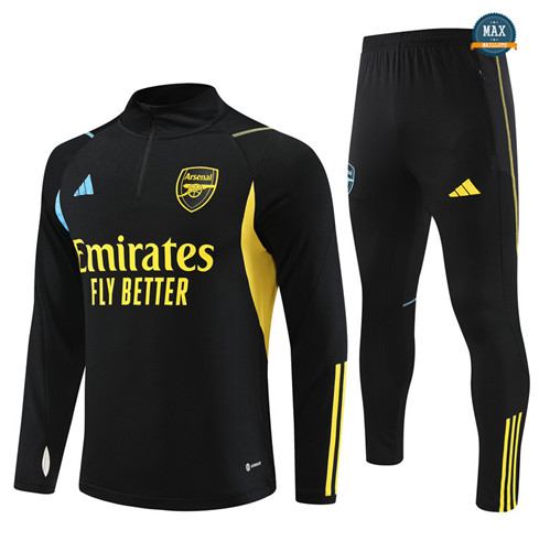 Acheter Max Survetement Enfant Arsenal 2023/24 Noir fiable