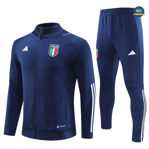 Nouveaux Max Veste Survetement Enfant Italie 2023/24 Bleu prix